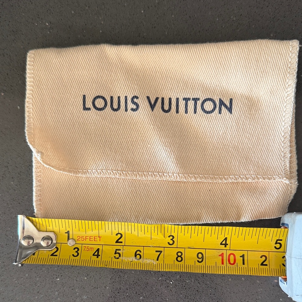 Louis Vuitton Tan Fabric Pouch